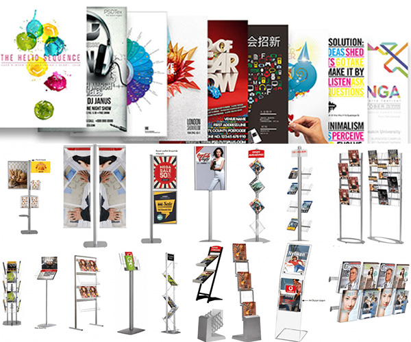 Display ürünler tasarım baskı hizmetleri